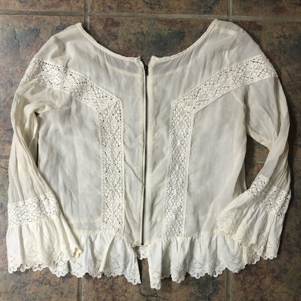HP💫 [free people] Small Long Sleeve Boho Top - Picture 6 of 7